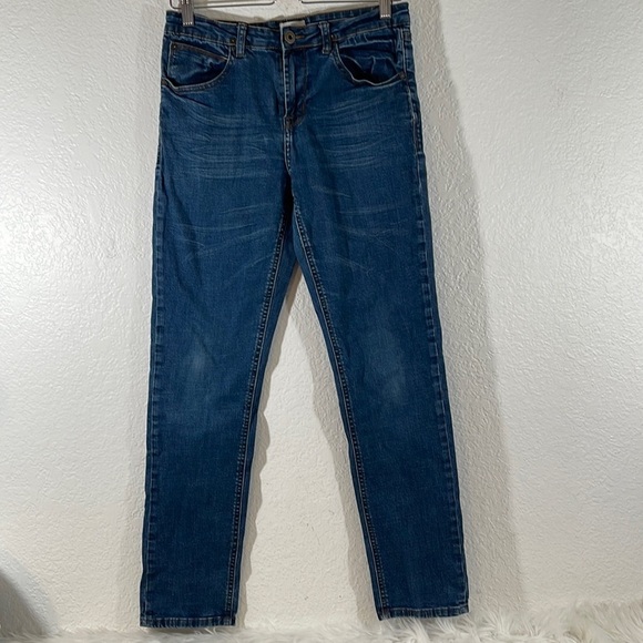 HUDSON Lian Jeans Girls Size 16 Straight Leg Blue Denim with Pockets - Picture 1 of 8